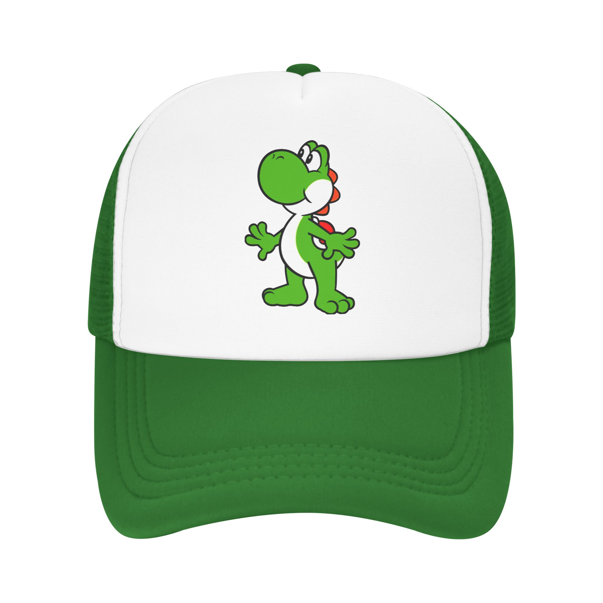 Trucker Cap Mesh - Marioes characters yoshi Mesh Foam Trucker