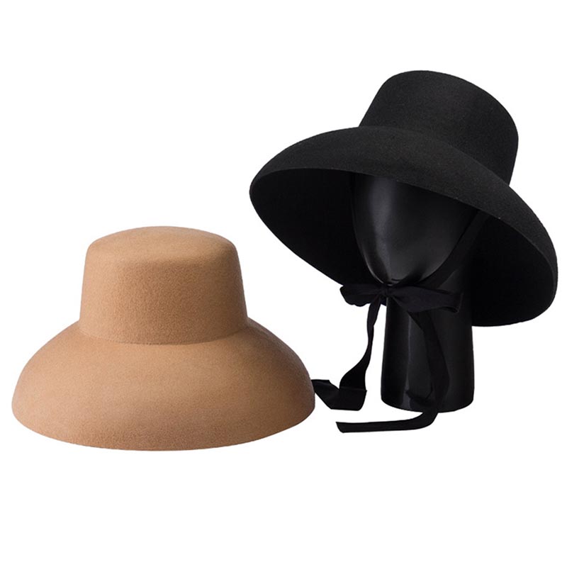 Retro Style Pure Wool Hat Wide - đánh giá và giá Fedora Hat Wool