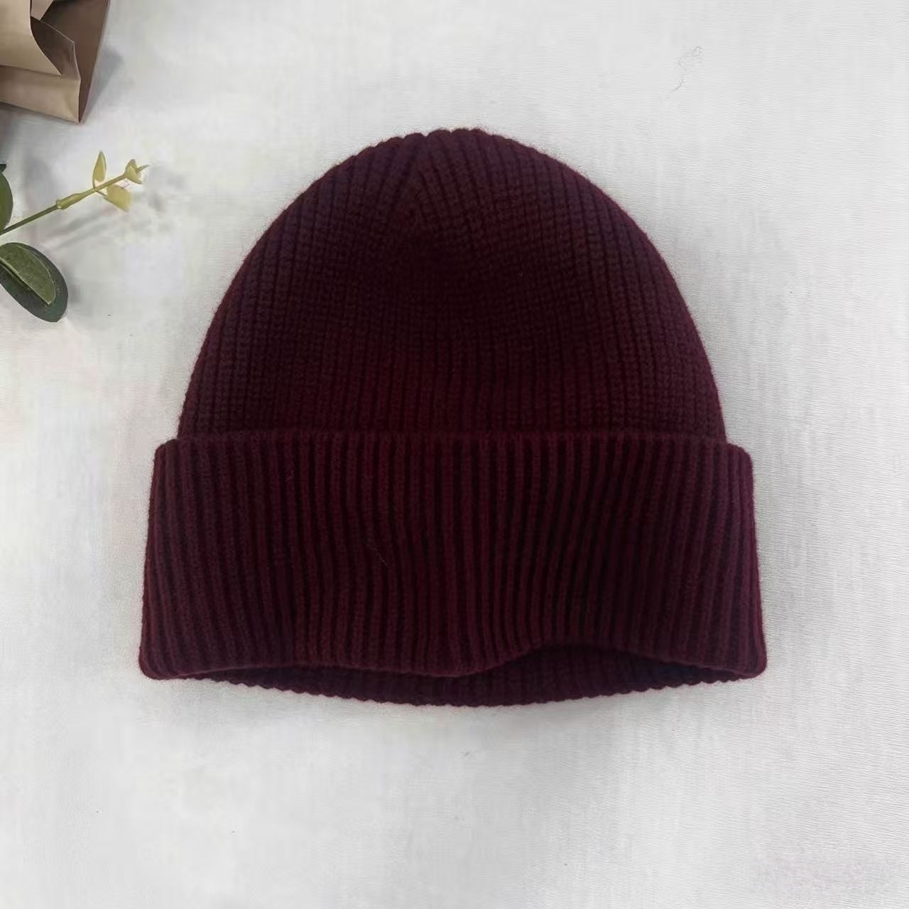 Navy Blue Ribbed Knit Thermal  - đánh giá và giá Beanie Cuffed Knit