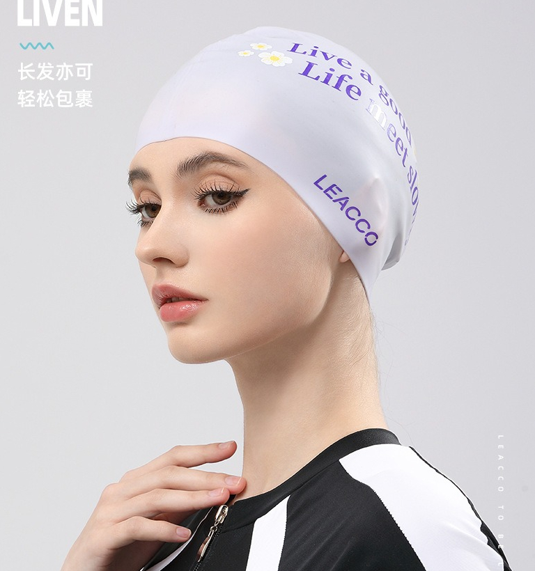 Anti-Slip Waterproof Silicone  - đánh giá và giá Swim Hat Silicone