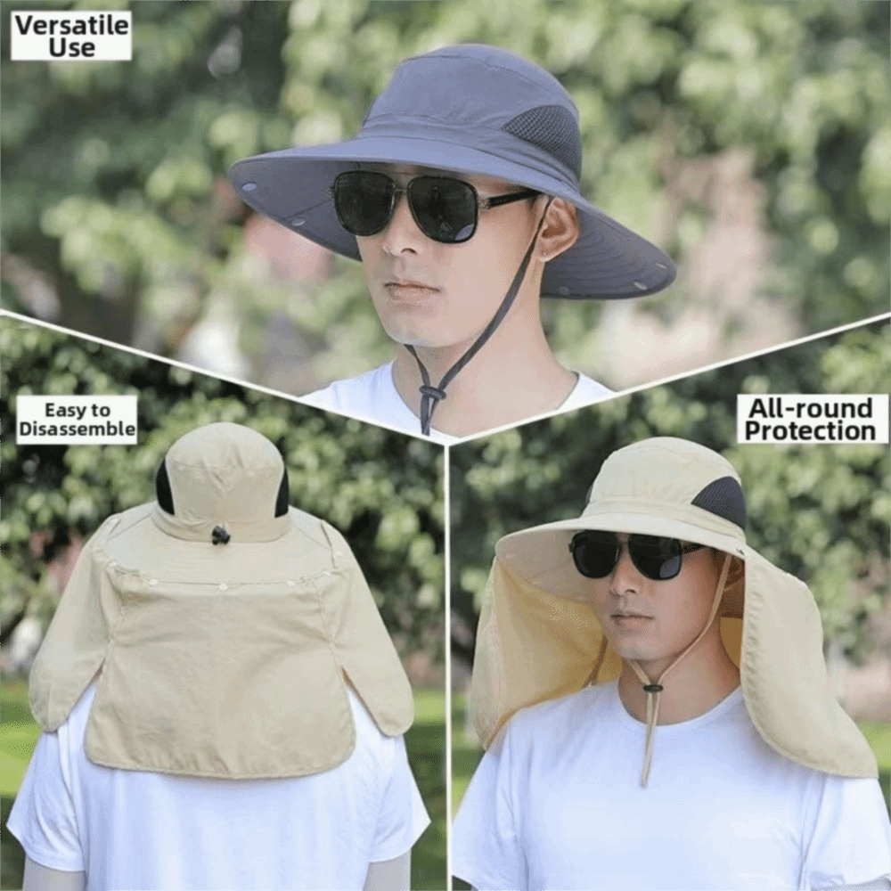 Fashion Cloth Men Sun Hat Big  - đánh giá và giá Bucket Hat Cotton
