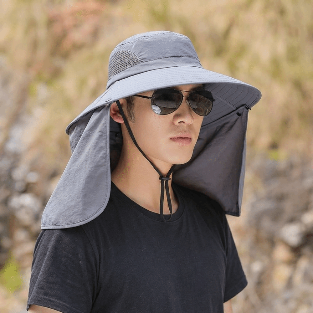 Fashion Cloth Men Sun Hat Big  - đánh giá và giá Bucket Hat Cotton