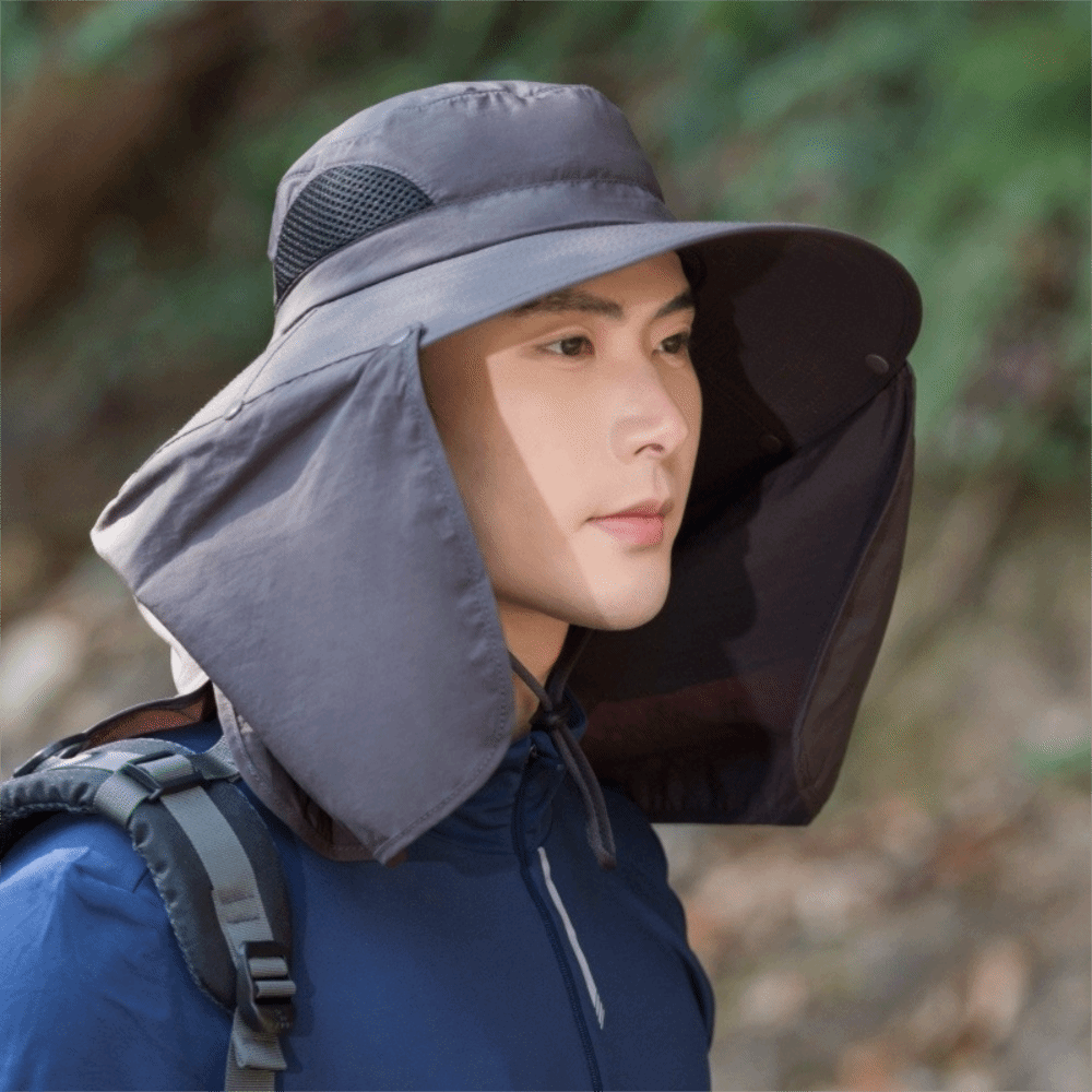 Fashion Cloth Men Sun Hat Big  - đánh giá và giá Bucket Hat Cotton