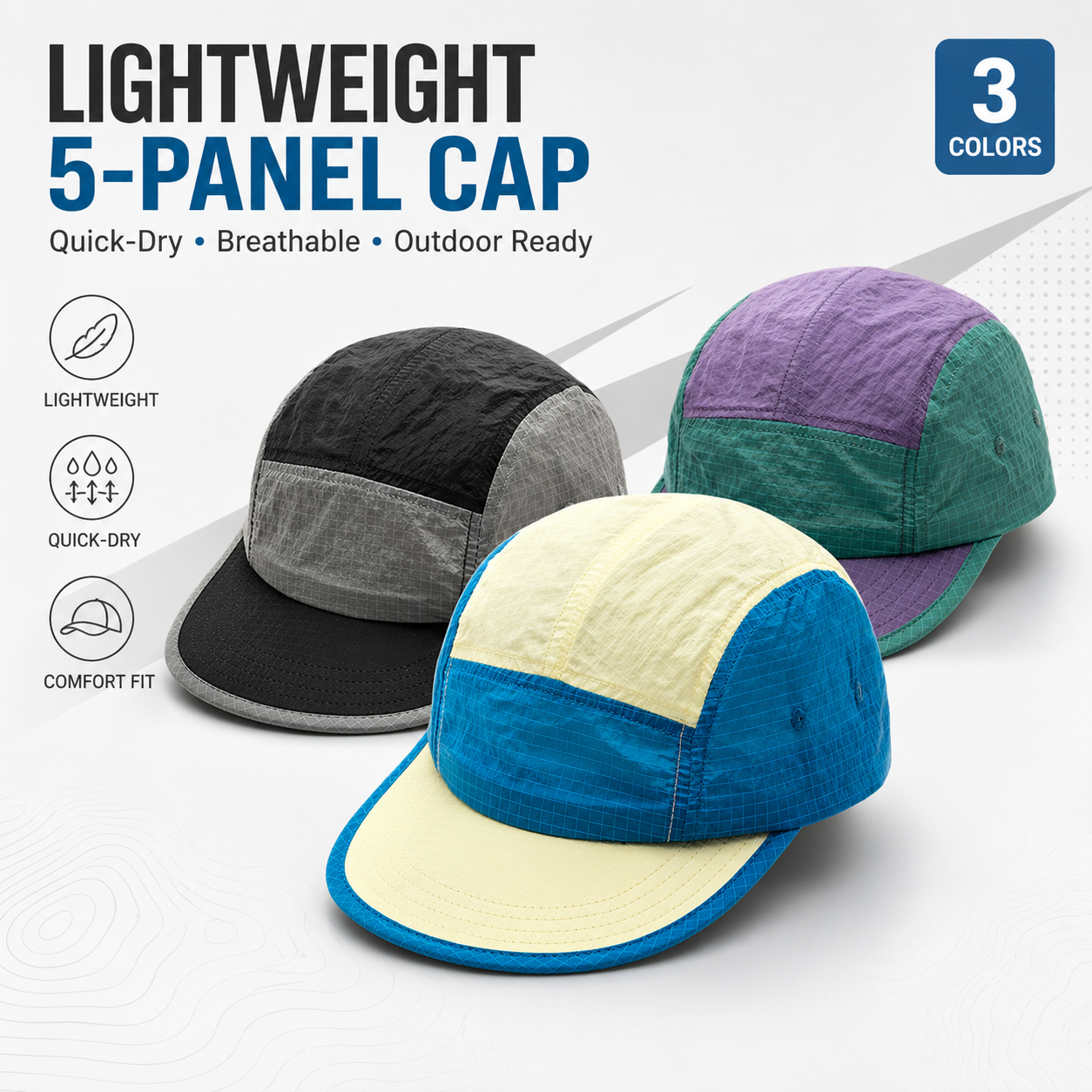 Unisex 5 Panel Camp Cap Ripsto - đánh giá và giá Corduroy Cap 5 Panel
