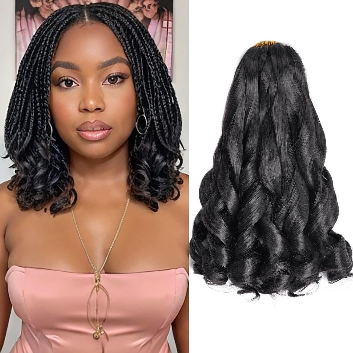 French Curly Braiding Hair 12/ - đánh giá và giá Beret French Wool