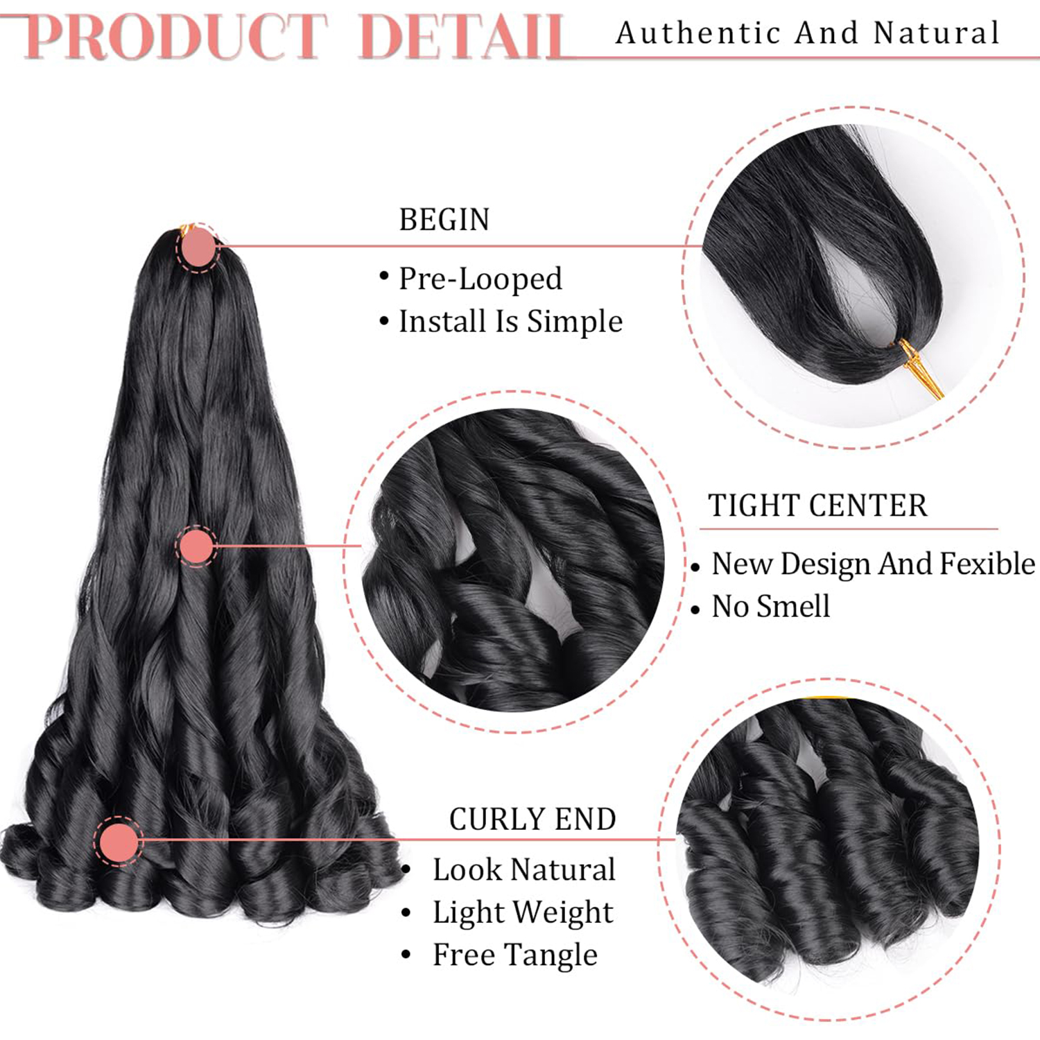 French Curly Braiding Hair 12/ - đánh giá và giá Beret French Wool