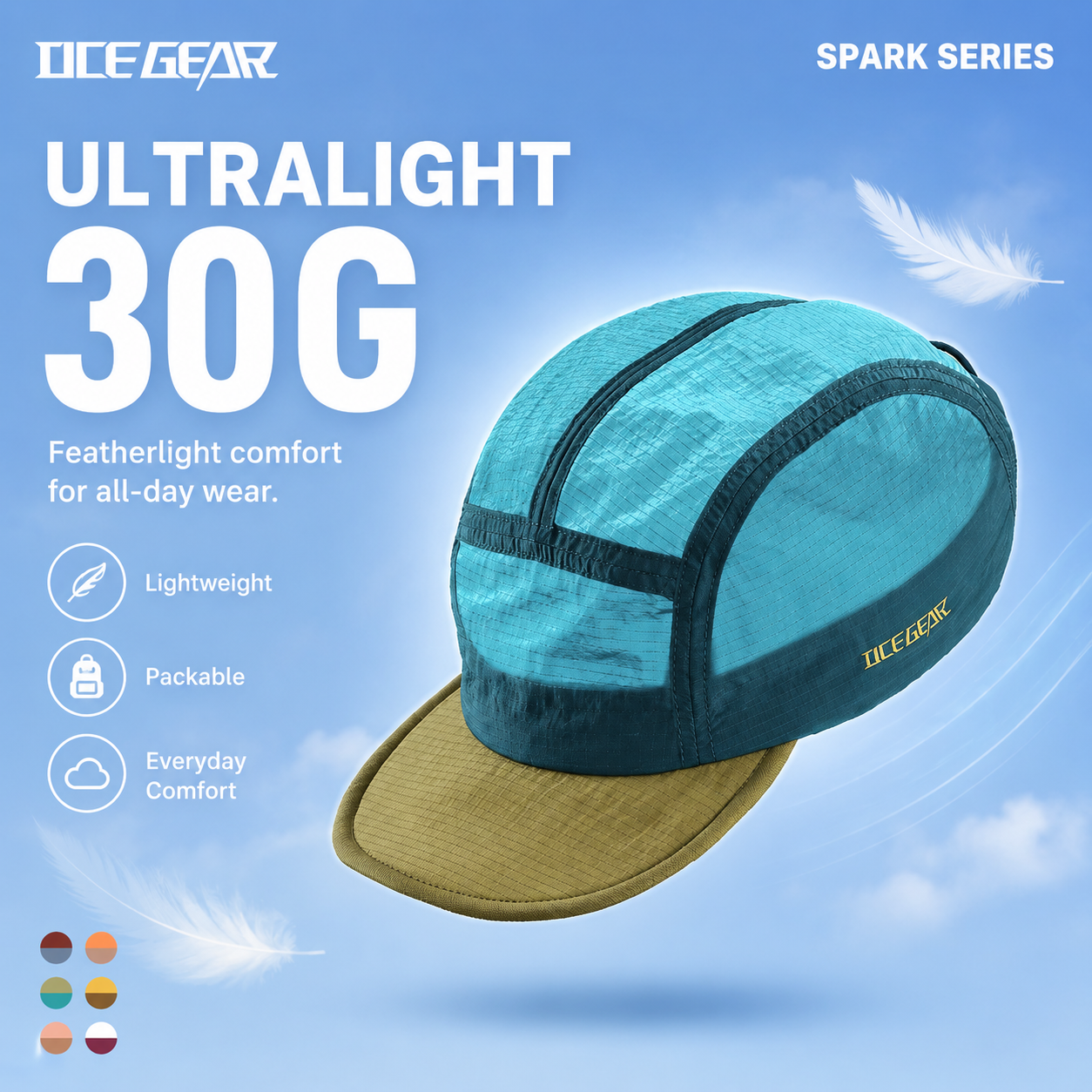 30g Ultralight 5 Panel Hiking  - đánh giá và giá Corduroy Cap 5 Panel