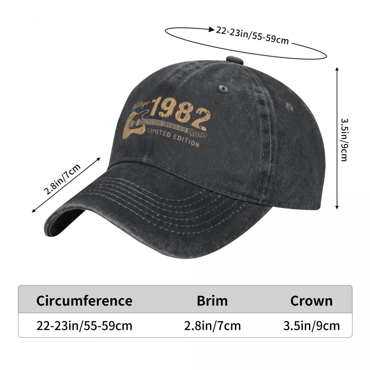 Washed Men's Baseball Cap Guit - đánh giá và giá Golf Cap Dad