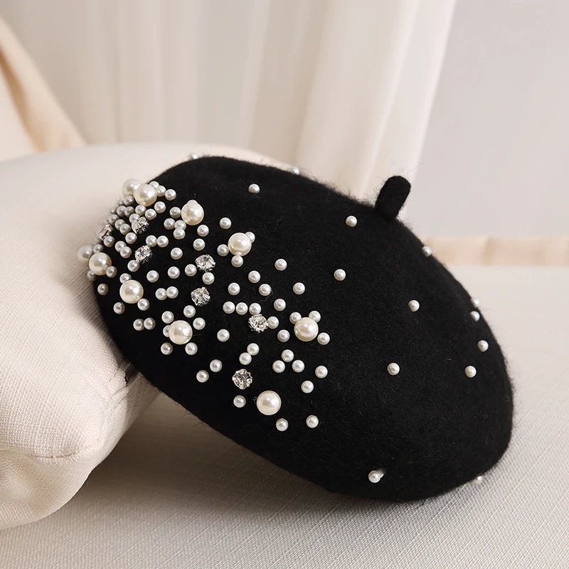 2024 Winter Wool Beret with Rh - đánh giá và giá Beret French Wool
