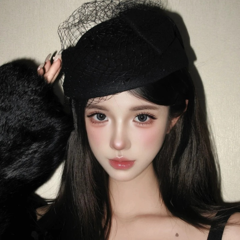 Fashion Mesh Flat Top Beret Ha - đánh giá và giá Beret French Wool