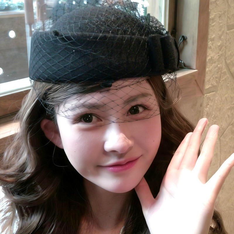 Fashion Mesh Flat Top Beret Ha - đánh giá và giá Beret French Wool