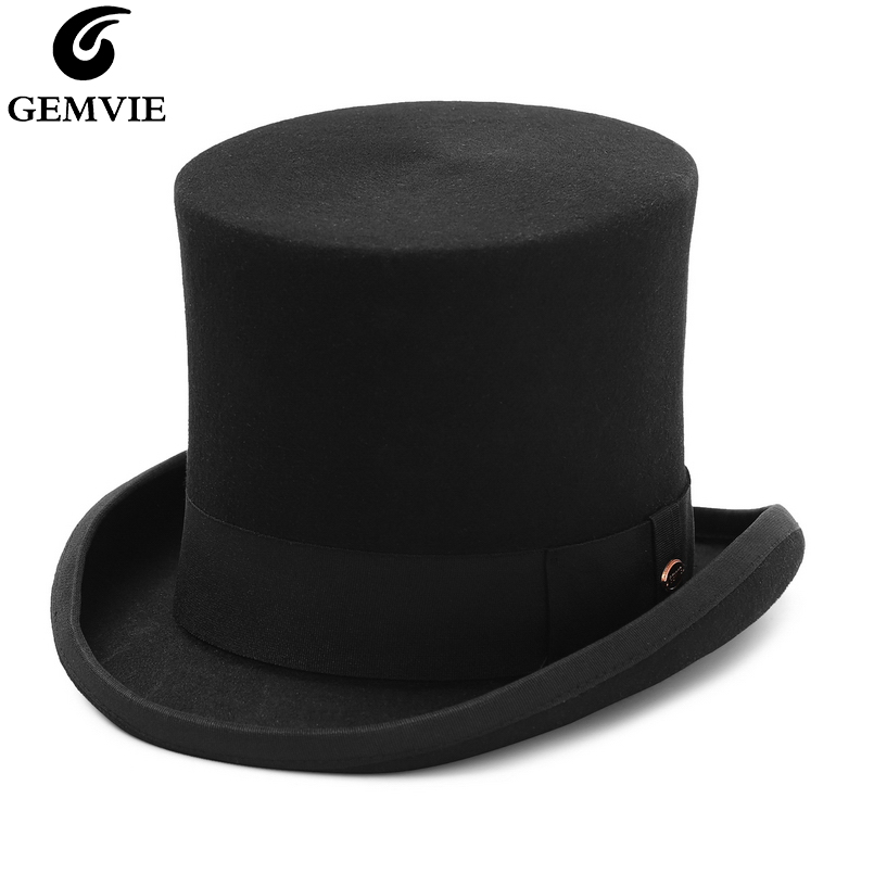 GEMVIE 17cm 100% Wool Felt Top - đánh giá và giá Fedora Hat Wool