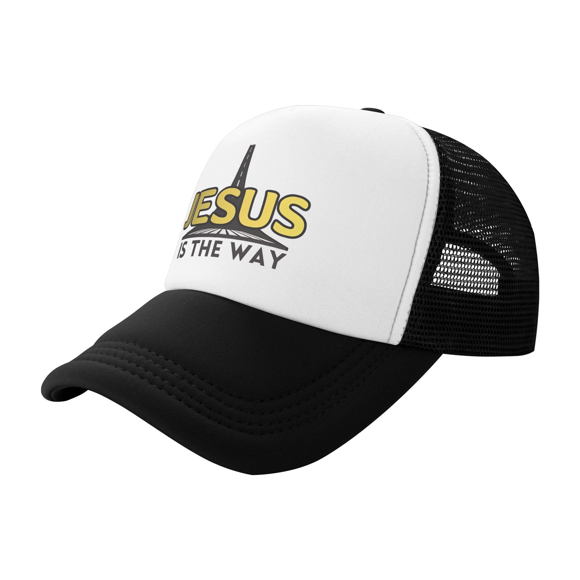 Unisex Jesus is the way   Bibl - đánh giá và giá Trucker Cap Mesh