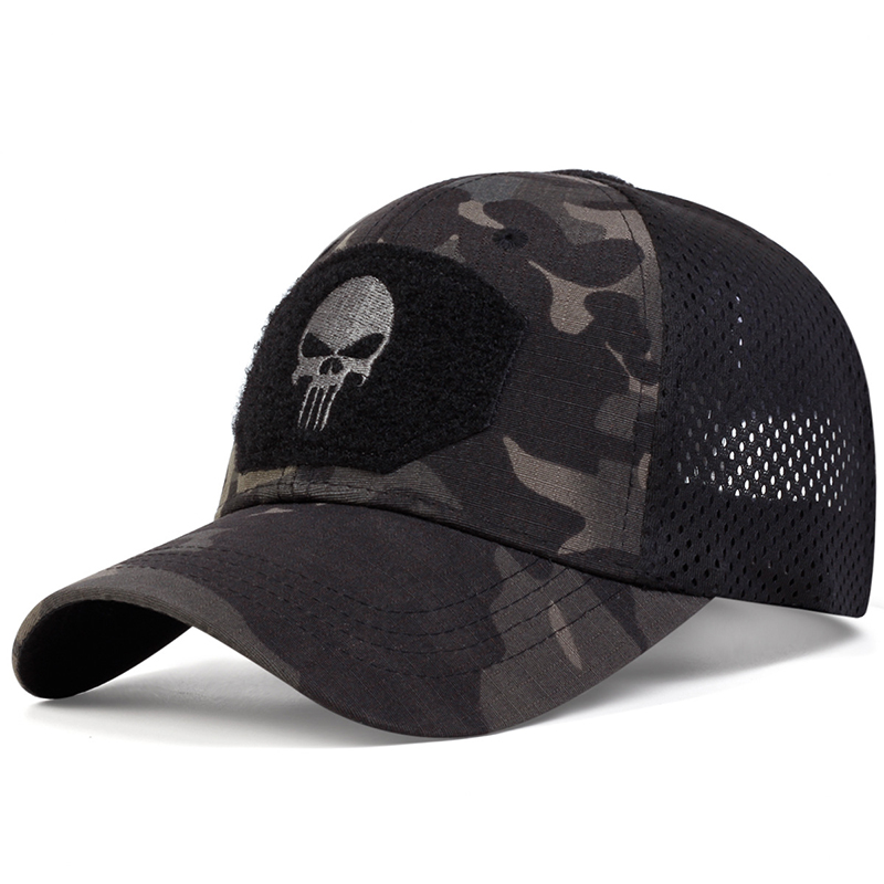 Skull Tactical Airsoft Cap Adj - đánh giá và giá Trucker Cap Mesh