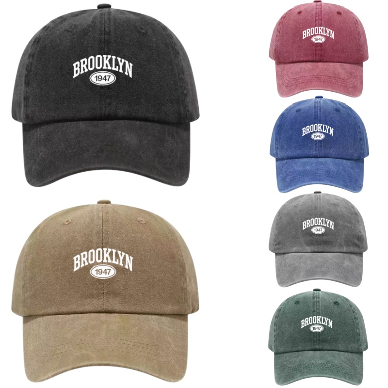 Brooklyn 1947 Printed Washed C - đánh giá và giá Golf Cap Dad