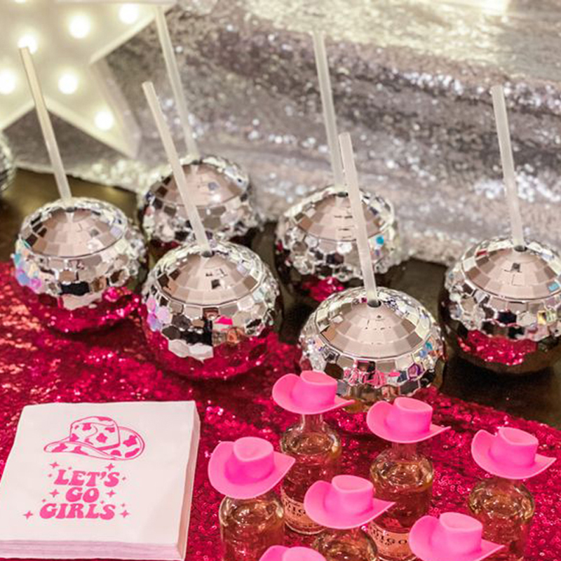 Disco Ball Cups Cowboy hat Dis - đánh giá và giá Cowboy Hat Straw