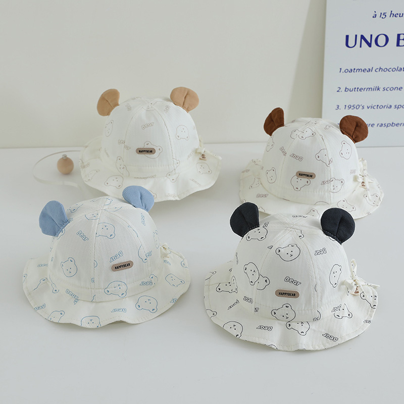 Cartoon Baby Fisherman Hat Cut - đánh giá và giá Bucket Hat Cotton