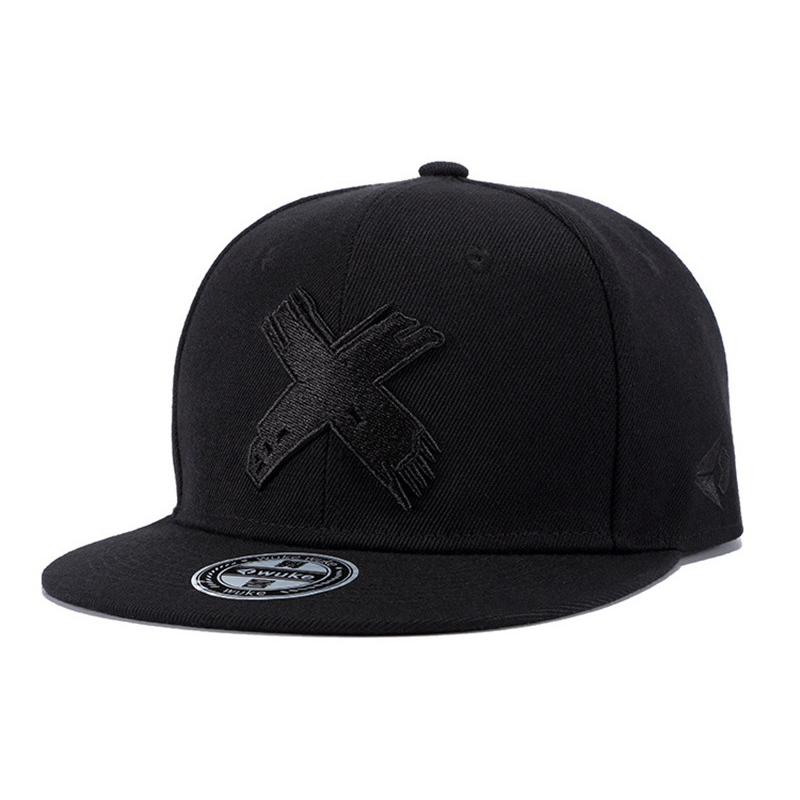 Letter X 3D Embroidered Flat-B - đánh giá và giá Snapback Hat Flat