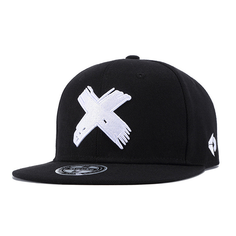 Letter X 3D Embroidered Flat-B - đánh giá và giá Snapback Hat Flat