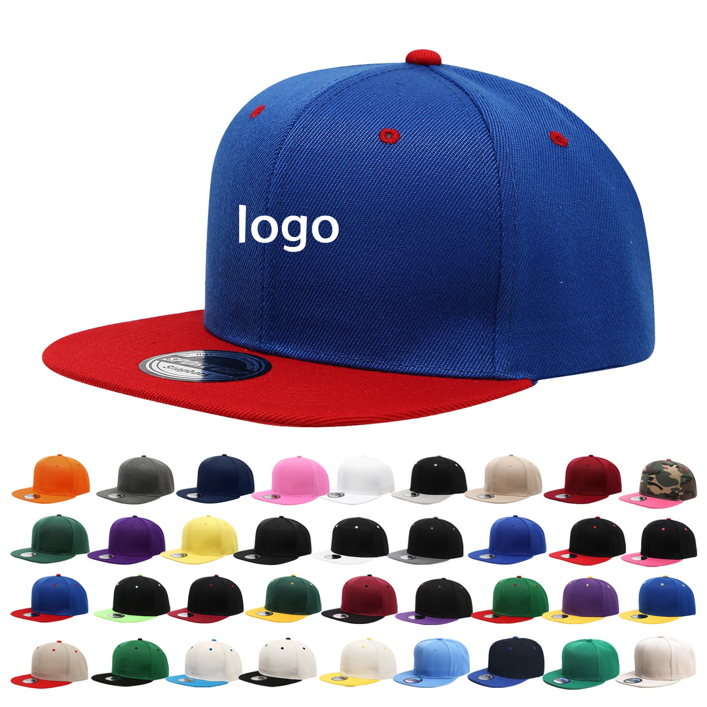 Custom Logo Snapback Caps Men  - đánh giá và giá Snapback Hat Flat