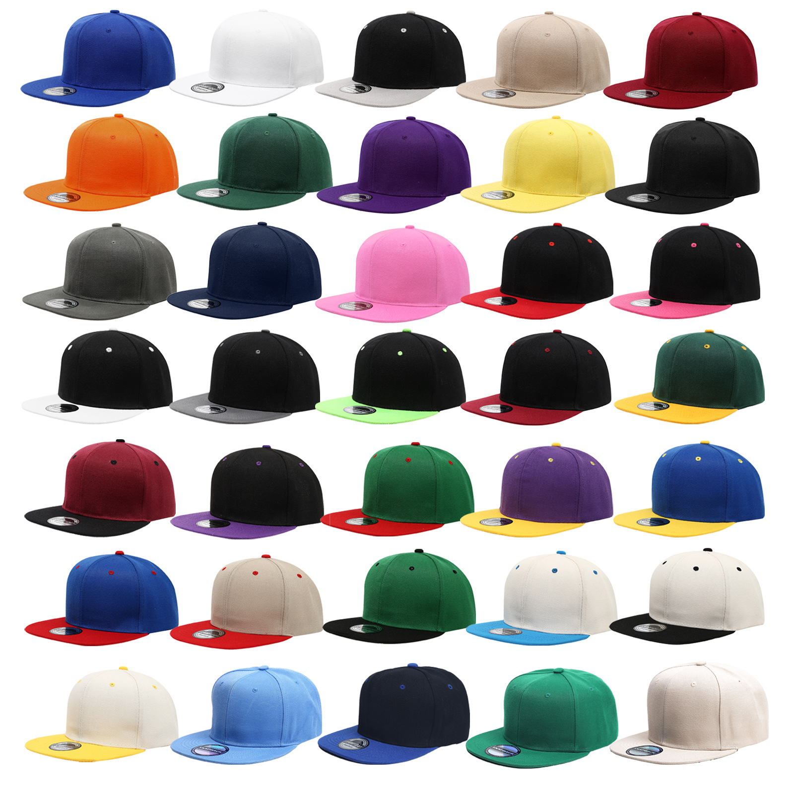 Custom Logo Snapback Caps Men  - đánh giá và giá Snapback Hat Flat