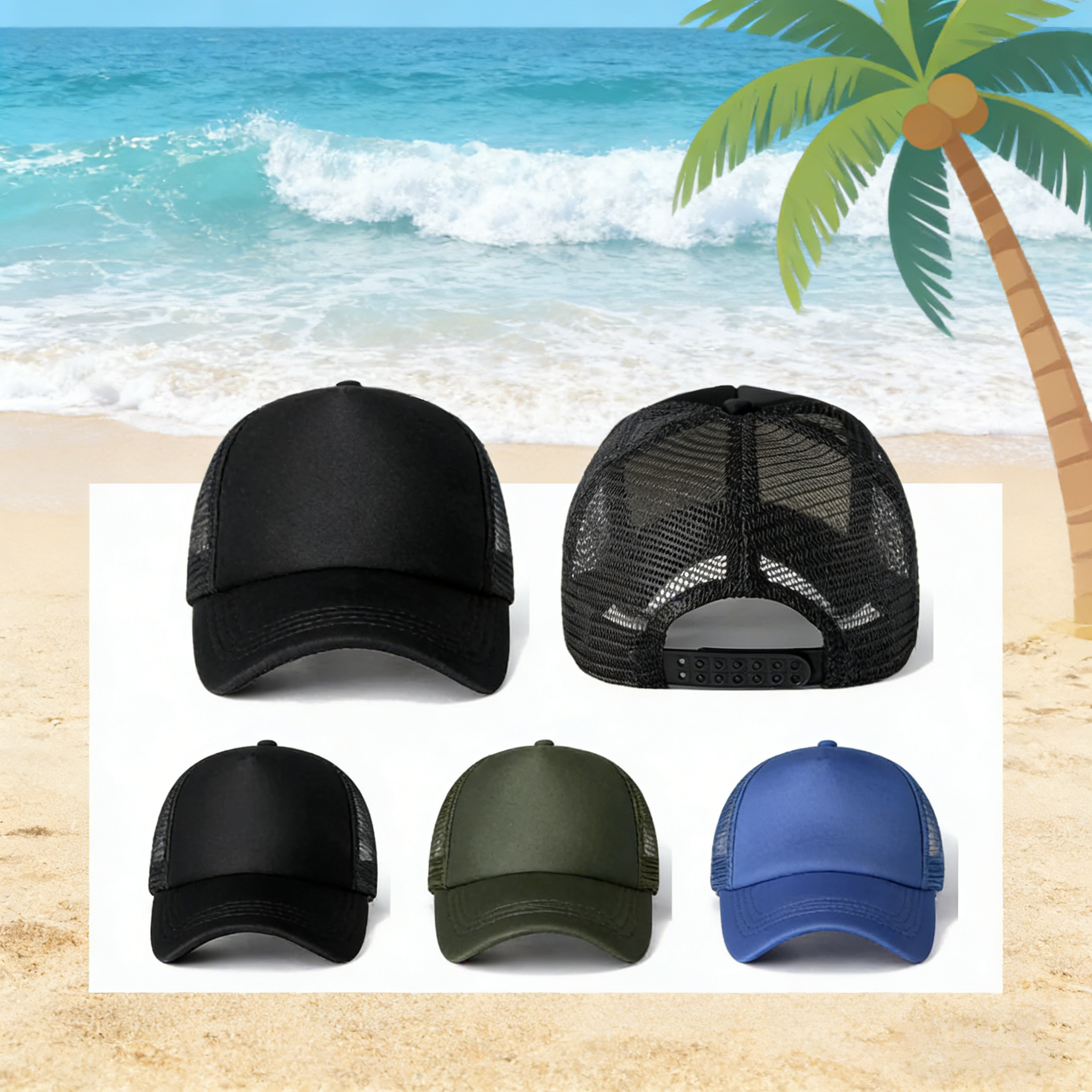 2026New model Unisex Cap Casua - đánh giá và giá Trucker Cap Mesh