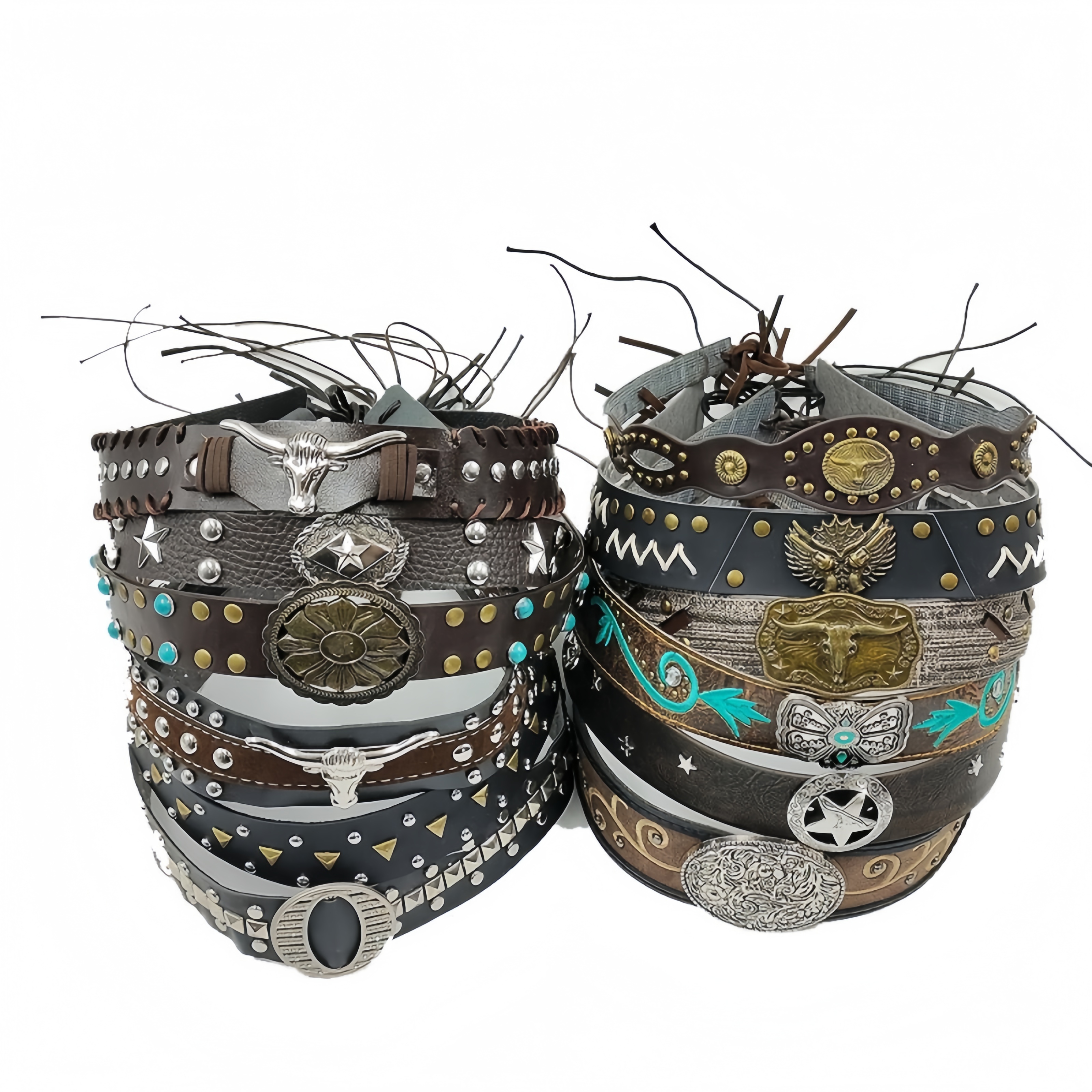 Retro Ethnic Style Belt, Headb - đánh giá và giá Cowboy Hat Straw