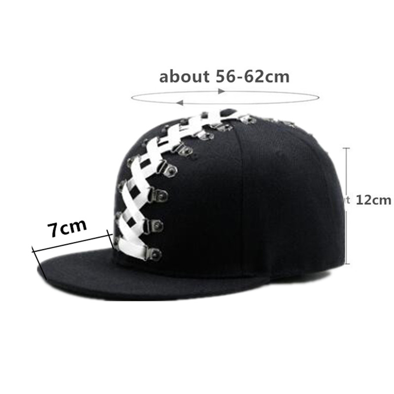 XdanqinX Novelty Punk Style Hi - đánh giá và giá Snapback Hat Flat
