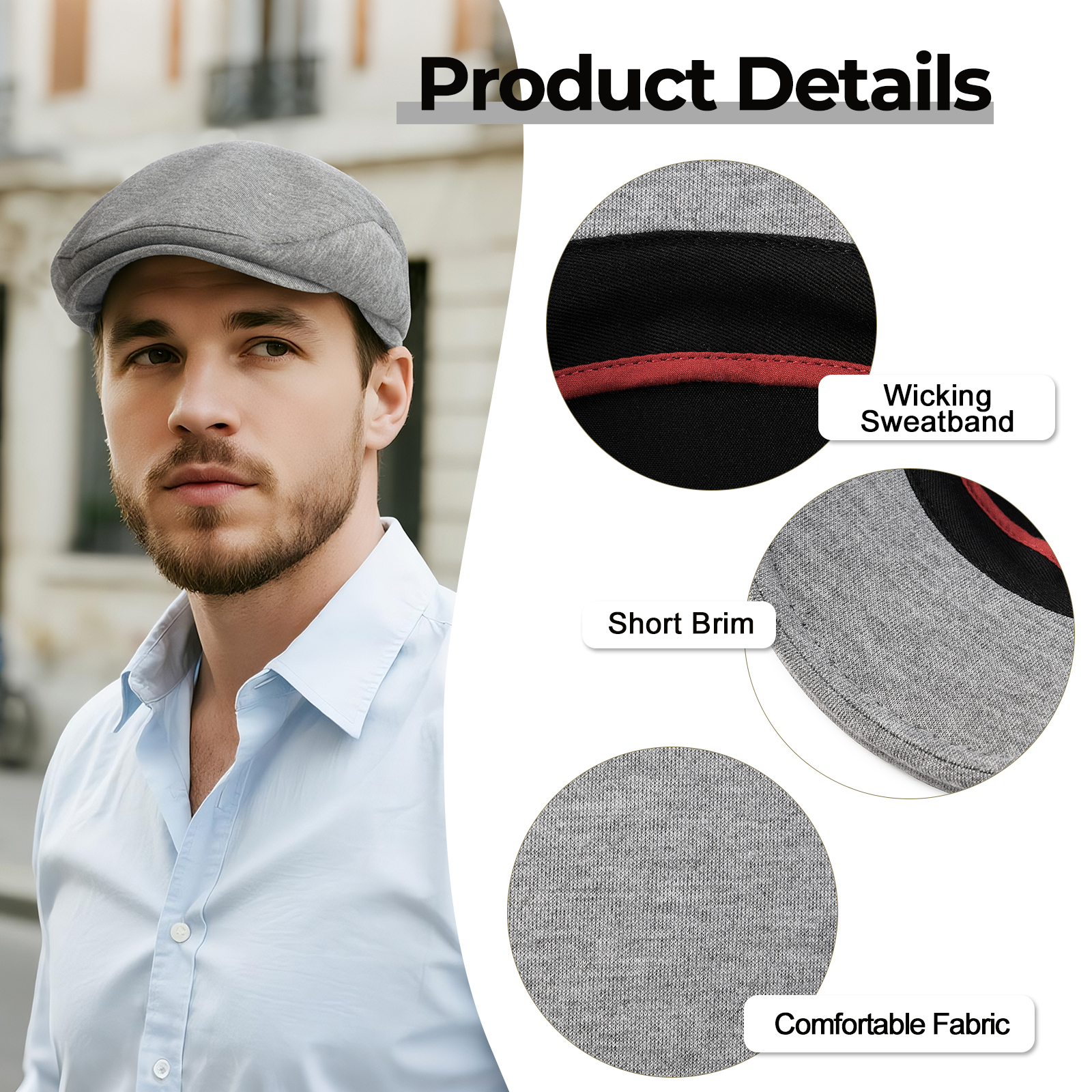 JGAGOUL Classic Newsboy Cap fo - đánh giá và giá Newsboy Cap Ivy