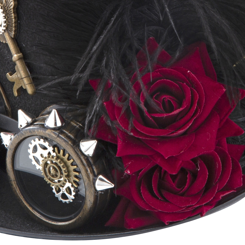 Y166 Vintage Steampunk Hat Top - đánh giá và giá Fedora Hat Wool