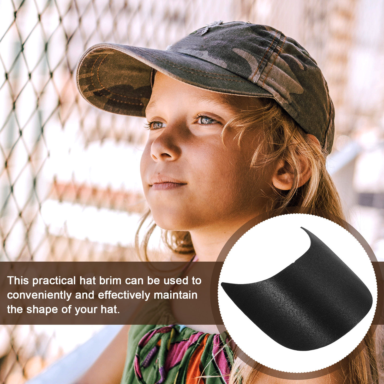 10Pcs Plastic Hat Brim Insert  - đánh giá và giá Visor Sun Hat