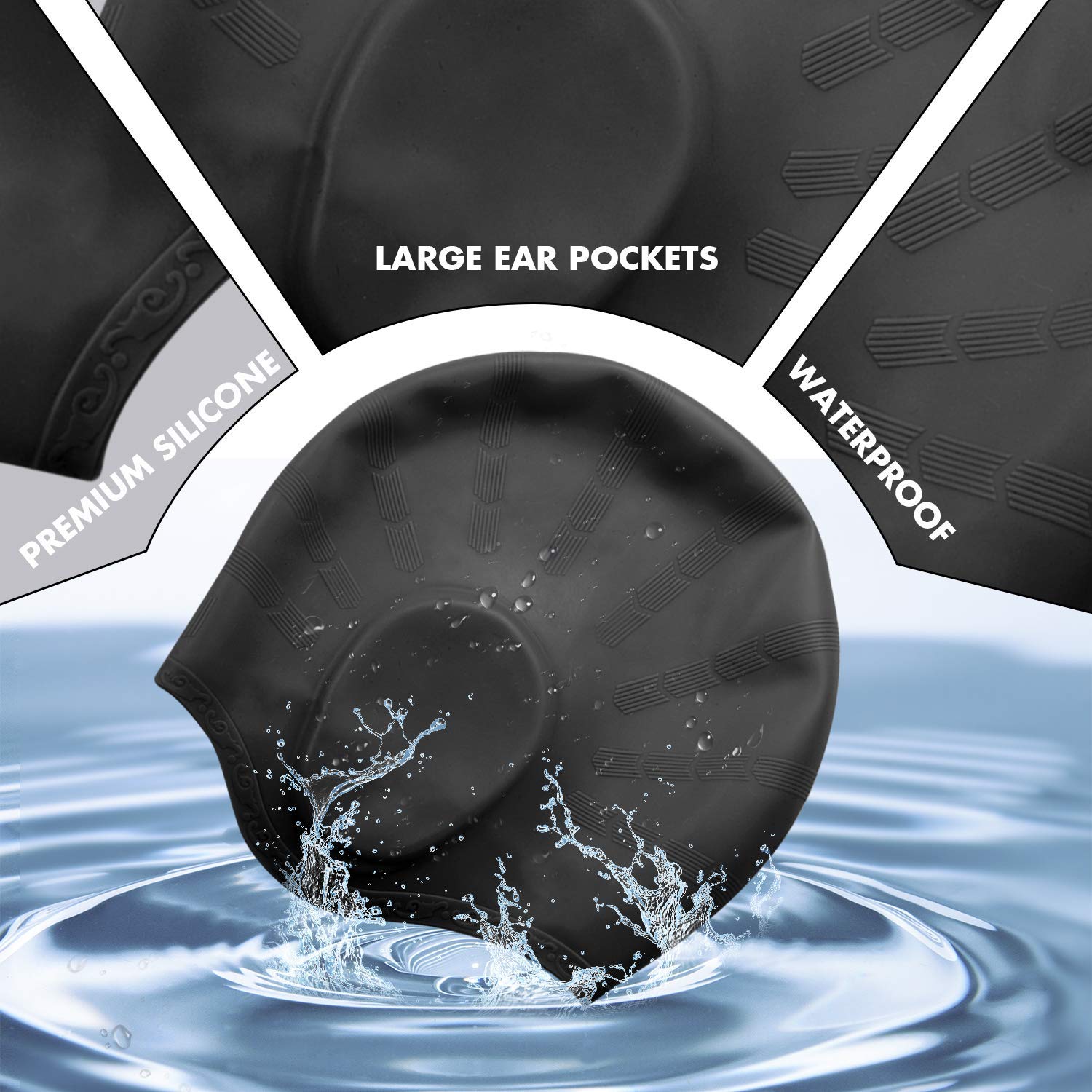 Adults High Elastic Swimming C - đánh giá và giá Swim Hat Silicone