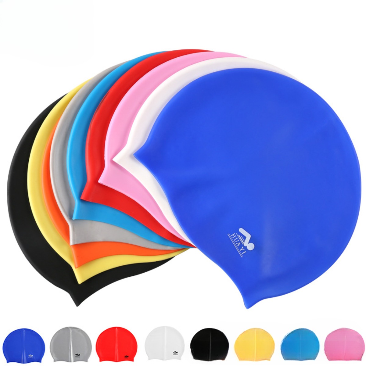 Silicone Elastic Swimming Cap  - đánh giá và giá Swim Hat Silicone