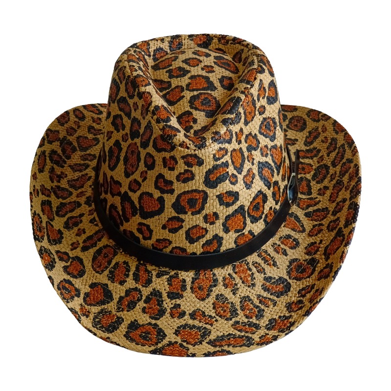 NEW Cowboy Hat Leopard print B - đánh giá và giá Cowboy Hat Straw