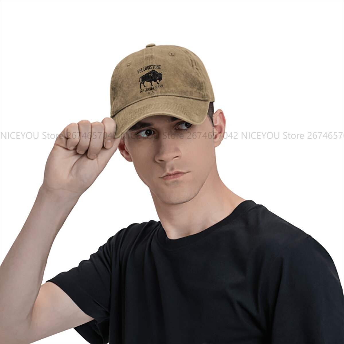 Washed Men's Baseball Cap Buff - đánh giá và giá Golf Cap Dad