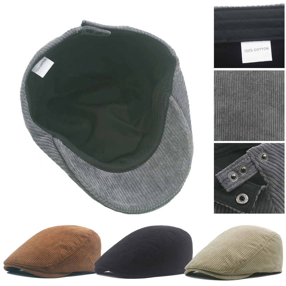 New Beret Corduroy Ivy Cap Hat - đánh giá và giá Newsboy Cap Ivy