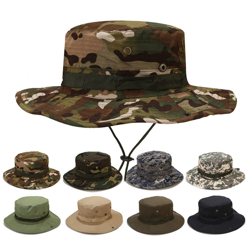 Tactical Camouflage Fishing Ca - đánh giá và giá Boonie Hat Tactical