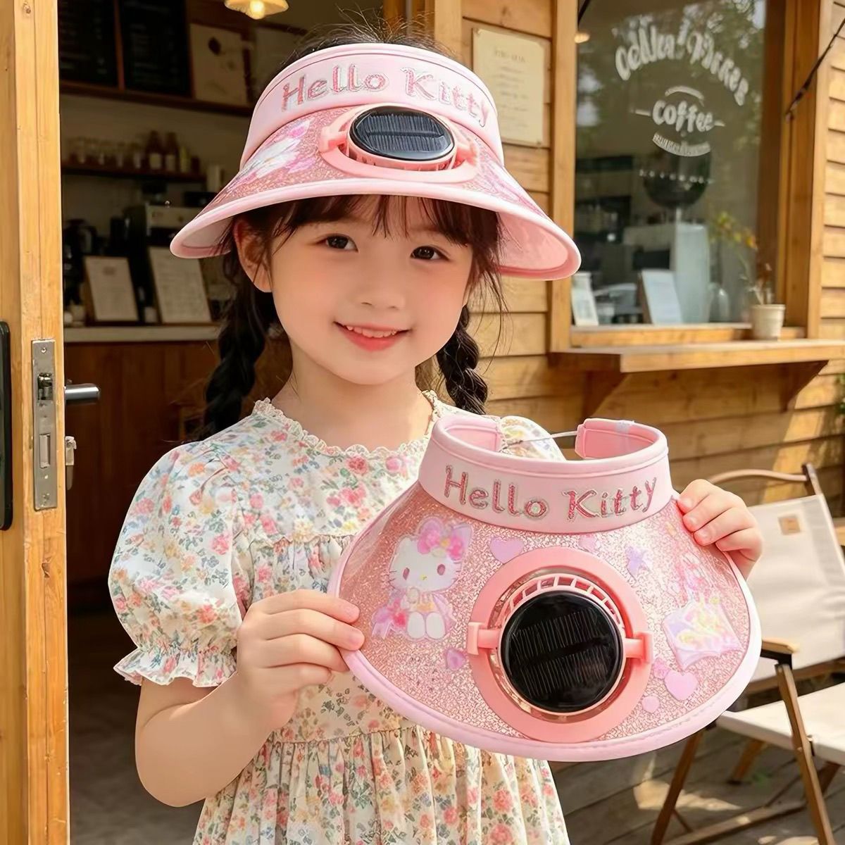 Anime Sanrio Kids Empty Top Su - đánh giá và giá Sun Hat Wide Brim