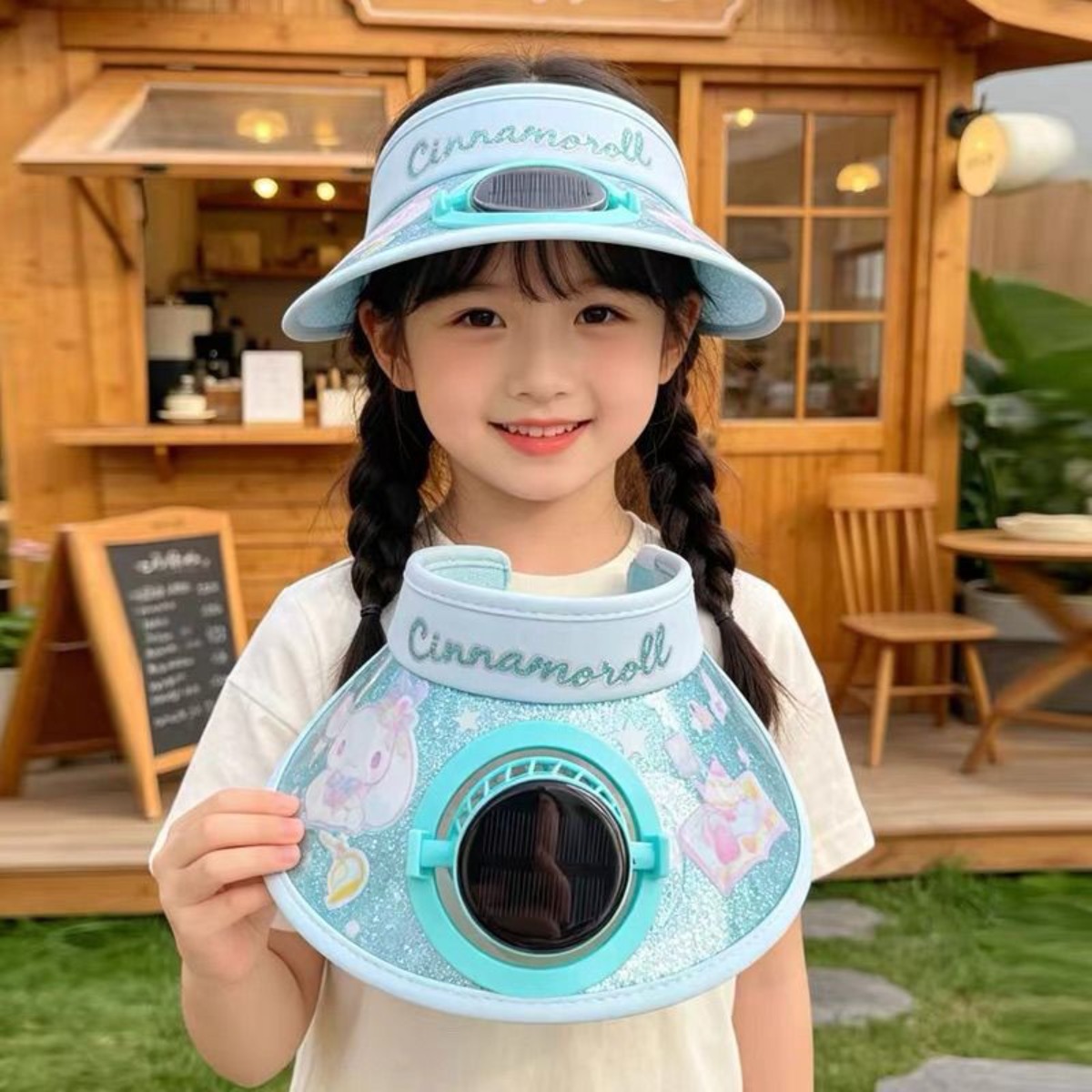 Anime Sanrio Kids Empty Top Su - đánh giá và giá Sun Hat Wide Brim