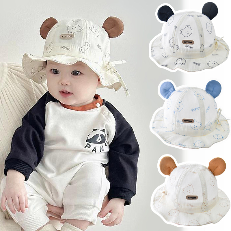 Cartoon Baby Fisherman Hat Cut - đánh giá và giá Bucket Hat Cotton