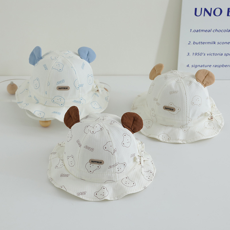 Cartoon Baby Fisherman Hat Cut - đánh giá và giá Bucket Hat Cotton