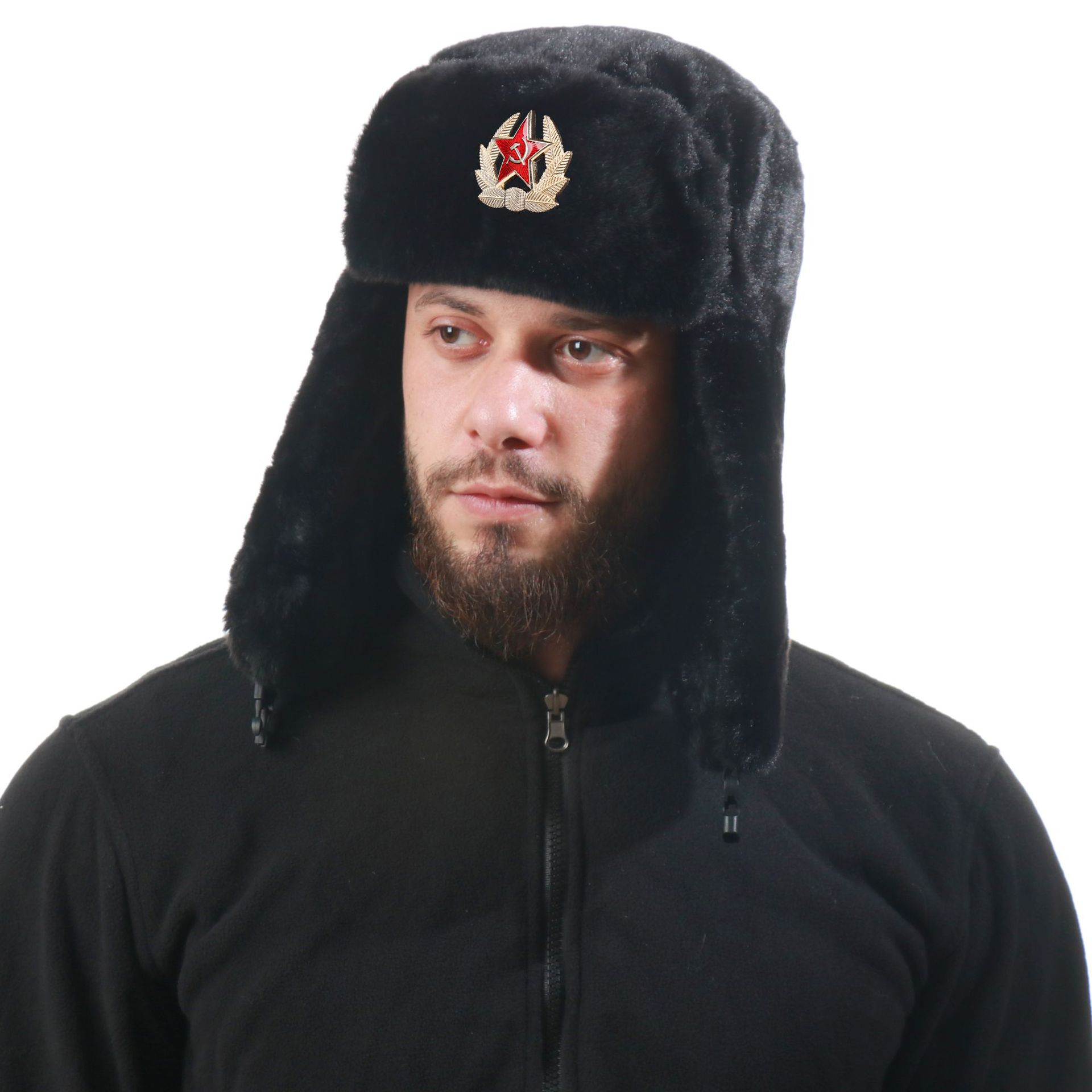 SupSindy Soviet Badge Ushanka  - đánh giá và giá Trapper Hat Ear Flap