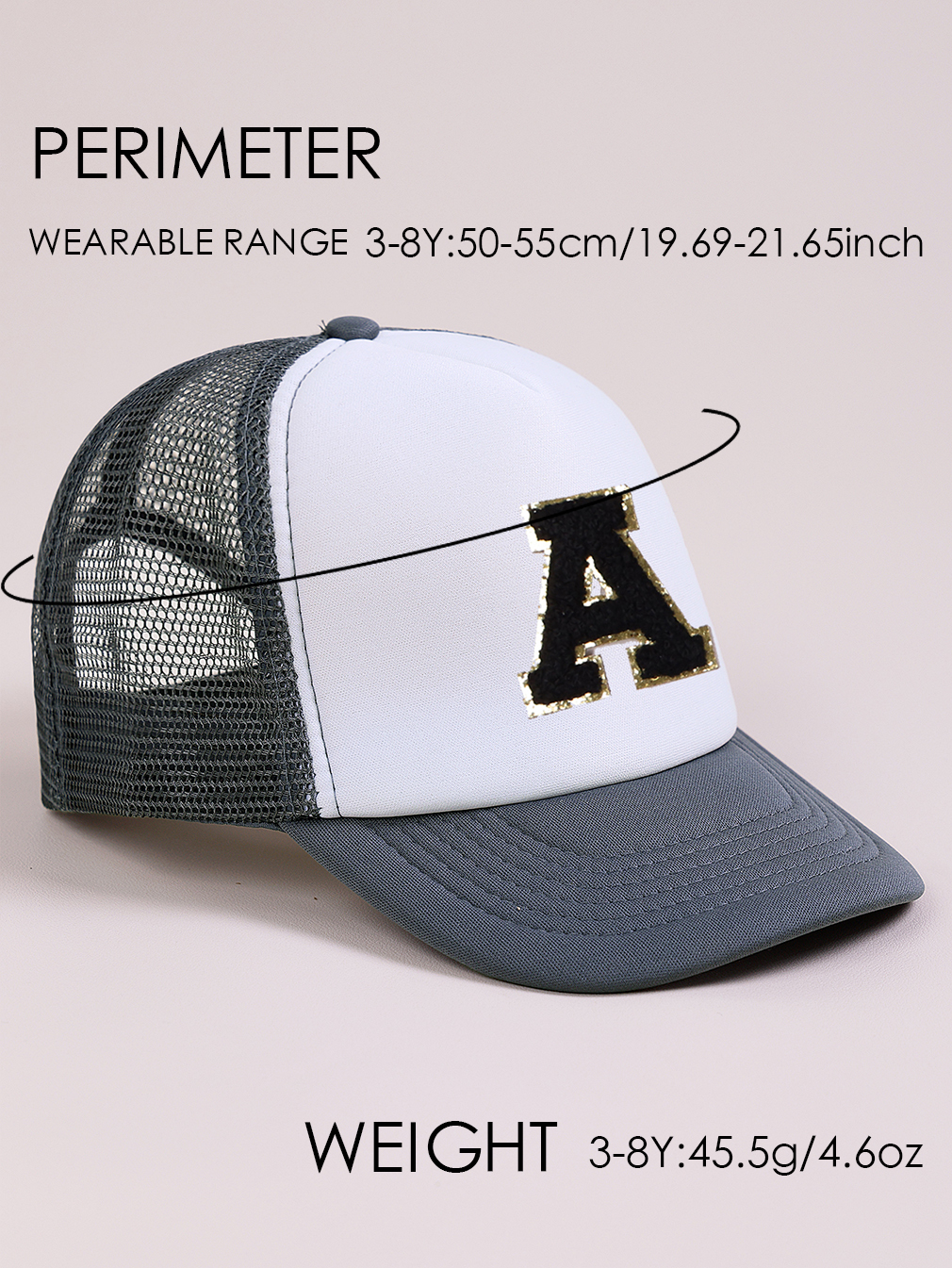 1pc Gray Hat With 26-Letter Pa - đánh giá và giá Visor Sun Hat