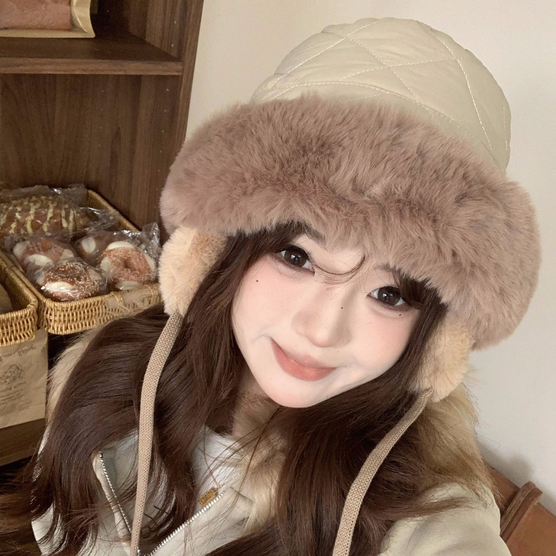 Women's Winter Quilted Faux Fu - đánh giá và giá Trapper Hat Ear Flap