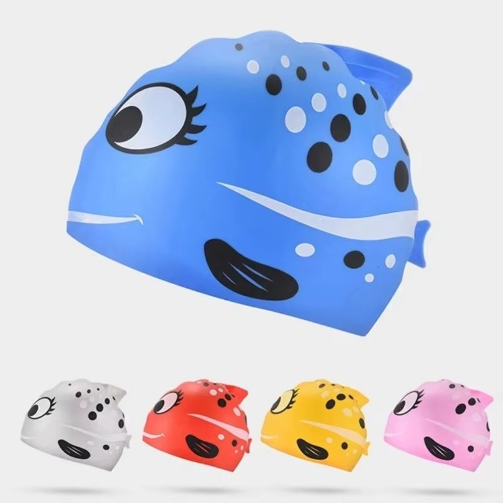 Cute Elastic Children's Swimmi - đánh giá và giá Swim Hat Silicone