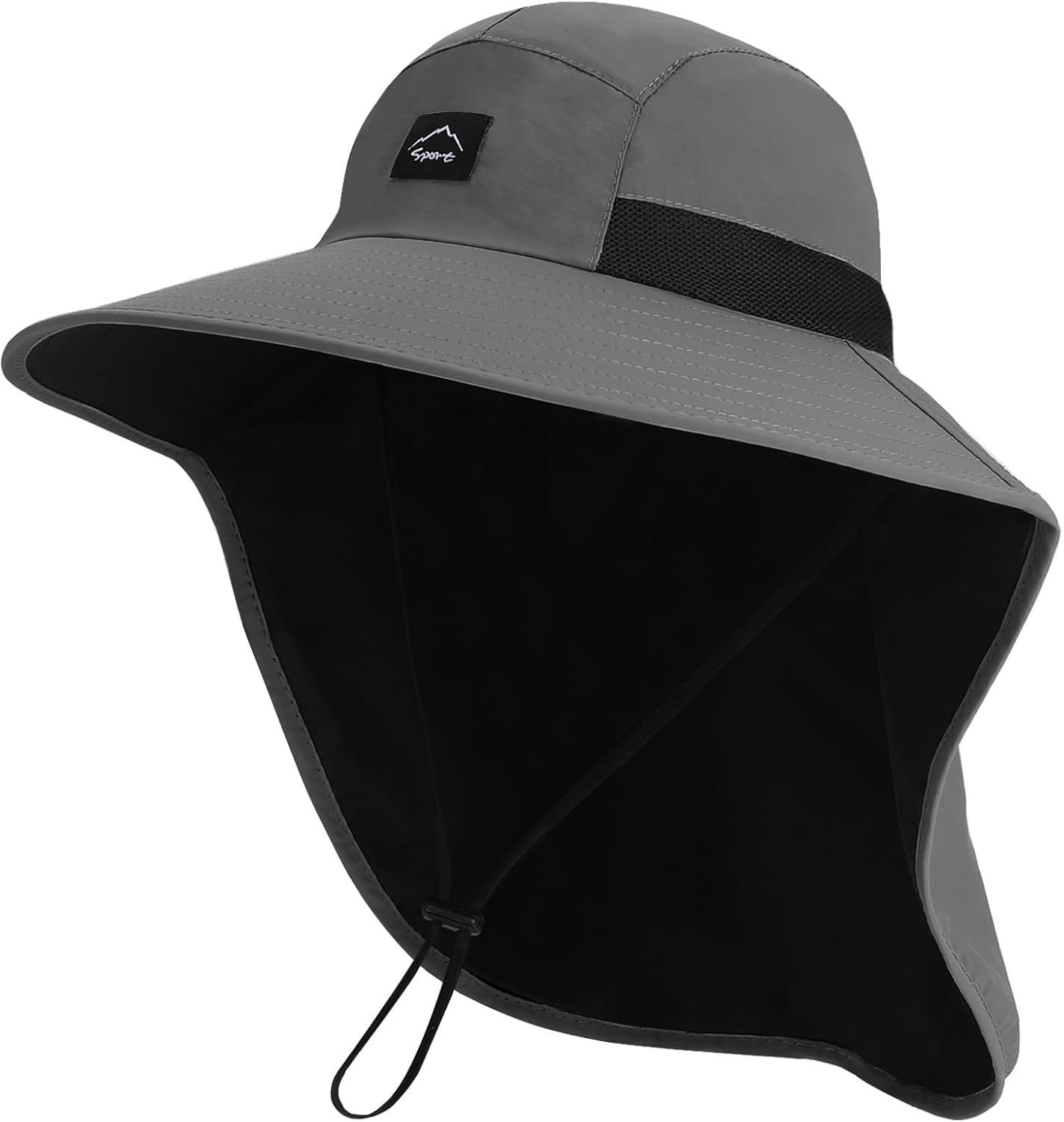 UPF50+ Sun Hat with Neck Flap, - đánh giá và giá Sun Hat Wide Brim
