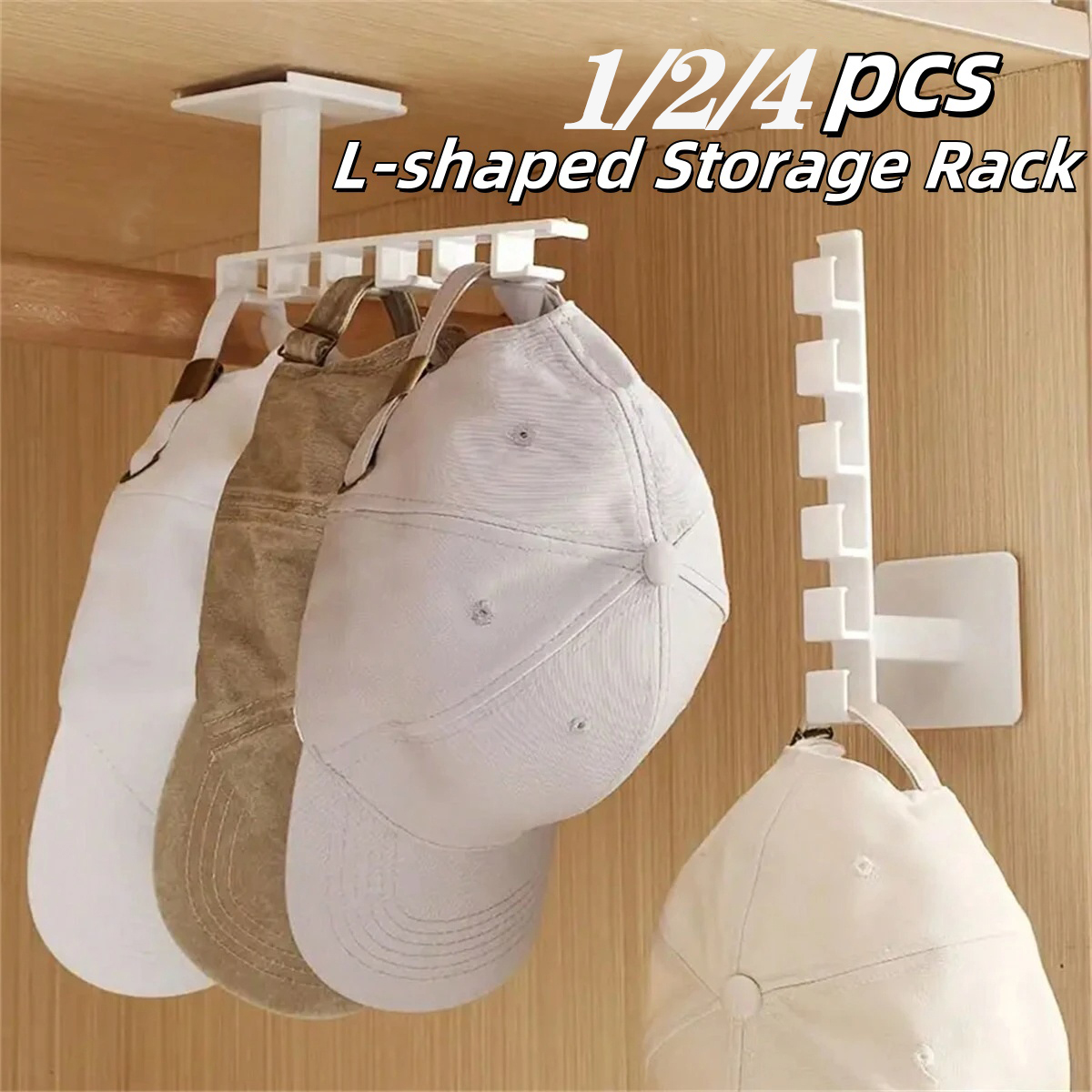 1/2/4Pcs Punch Free Hat Hanger - đánh giá và giá Baseball Cap Structured
