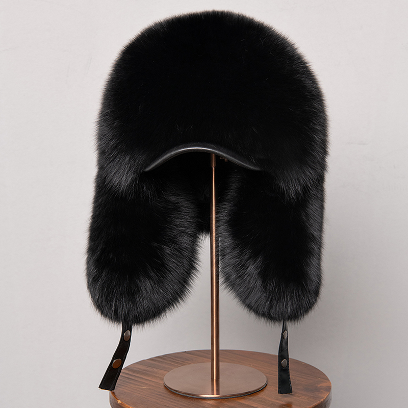 100% Real Fox Fur Hats Women's - đánh giá và giá Trapper Hat Ear Flap