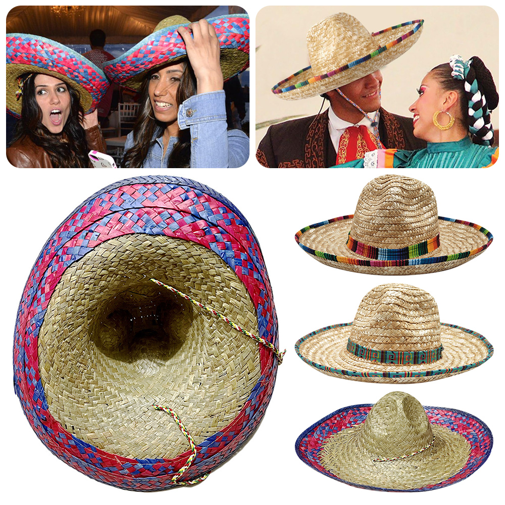 Mexican Sombrero Hat Straw Wea - đánh giá và giá Sun Hat Wide Brim
