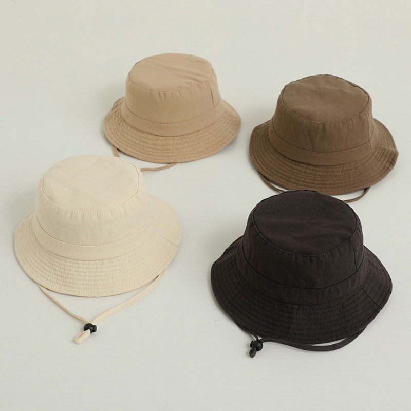 Solid Color Kids Bucket Hat Fa - đánh giá và giá Bucket Hat Cotton